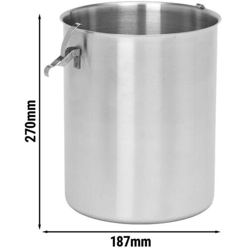GGM Gastro Edelstahlbehälter für Saucenspender - 6 Liter