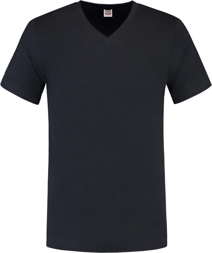 Tricorp 101005 T-Shirt V Hals Fitted - Marineblauw - 4XL
