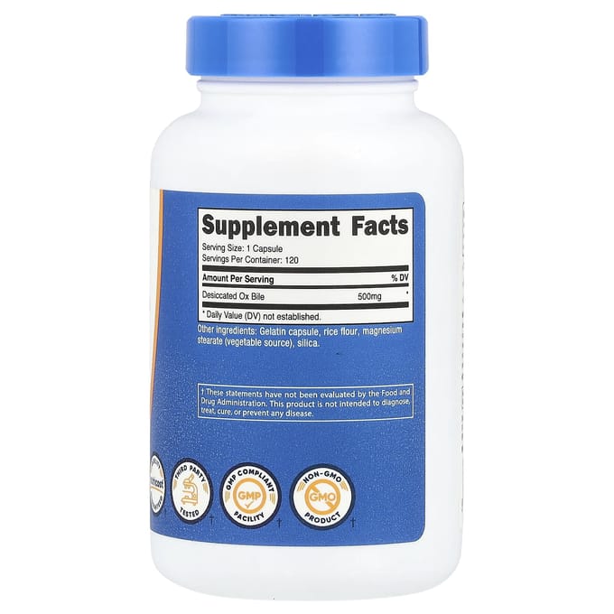 Ossen gal, 500 mg, 120 Capsules