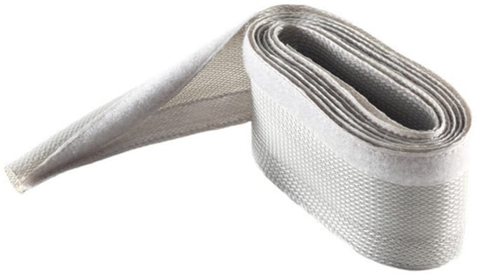 Polyester kabelsleeve | klittenband sluiting | 32 mm | grijs | 2 meter