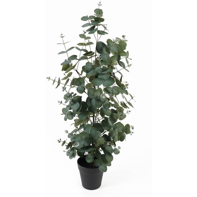 Present Time Kunstplant Eucalyptus Leaf Large - Groen - 30x30x78cm - Modern