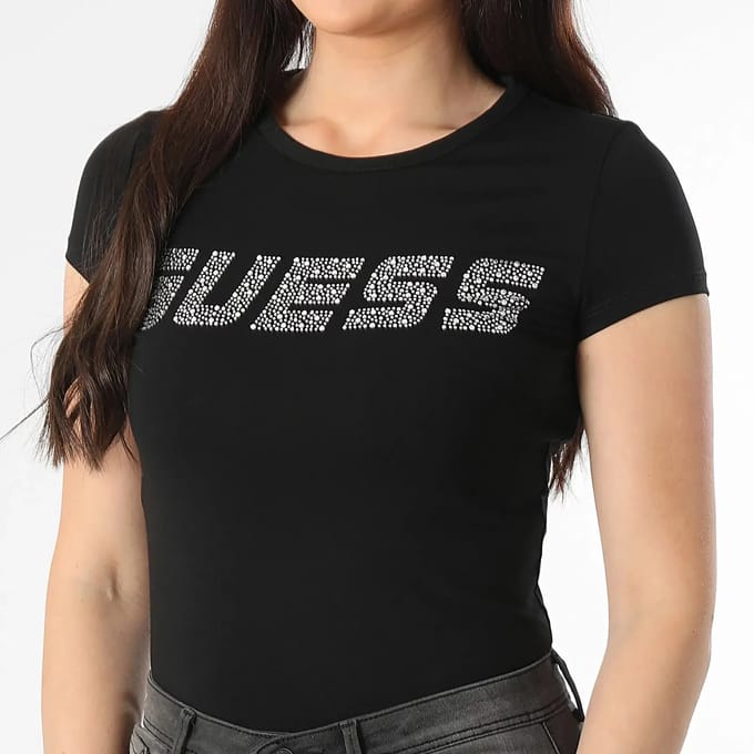 T-shirt met labeldetail, model 'KIARA'