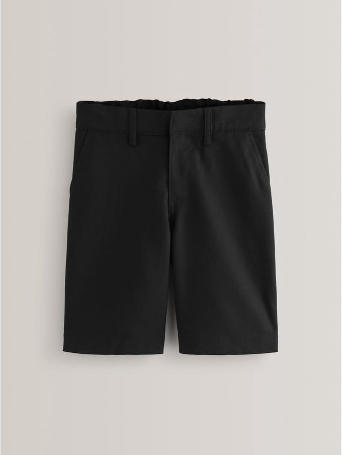 Next - Jongens - Schoolshorts zonder plooien - Zwart