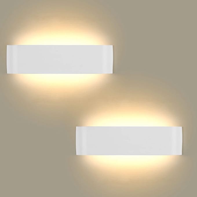 Moderne LED Wandlampen 2x16W Warm Wit voor Binnengebruik