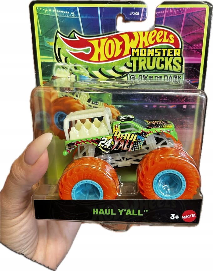Hot Wheels Monster Truck HAUL Y'ALL - Gloeiend in het Donker