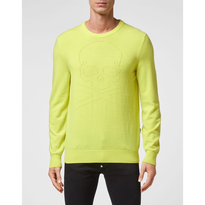 Pullover Ronde Hals Skull And Plein