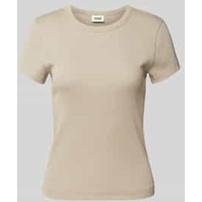 Slim fit T-shirt met ronde hals, model 'KOALE'