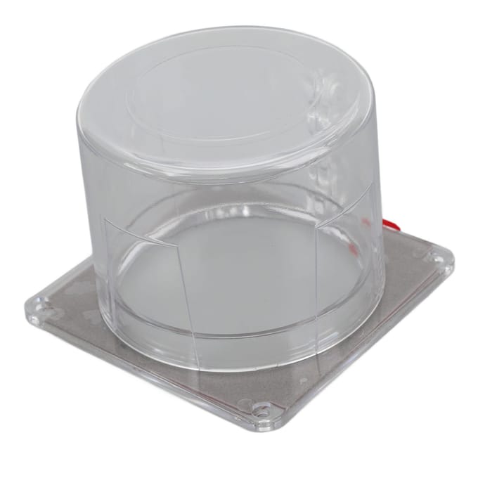 Noodstopknop Afdekkap Lockout Transparant Visueel Plastic Stop Drukknop Beschermkap white