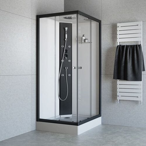Megabad Profi Collection Planplus Home complete shower corner entry 90 x 90 x 215 cm MBAFDMES