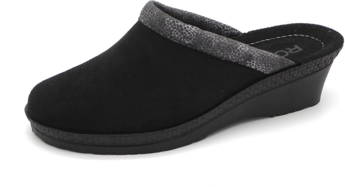 Rohde Dames Pantoffel Muil - 2459-90 Zwart - Maat 40
