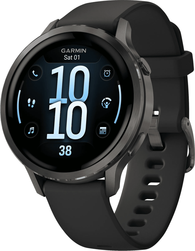 Garmin Venu 4 - Multisport smartwach - 41 mm - AMOLED - Slate Grijs/Zwart