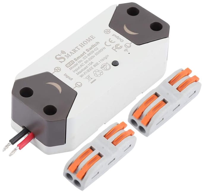Allecto - Smart WiFi Switch - Remote Control - Geschikt voor Alexa - Draadloze Schakelaar - Timerfunctie - Ideaal voor Thuisautomatisering