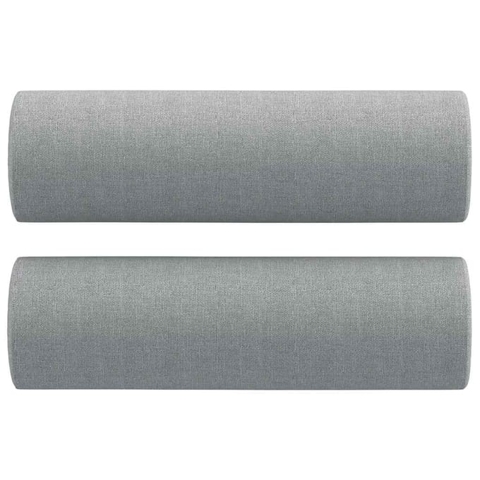 vidaXL - Sierkussens - 2 - st - 15x50 - cm - stof - lichtgrijs