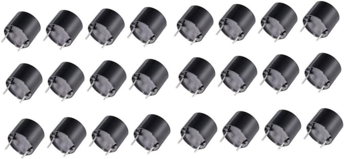 Zoemer Alarm - Pieper Melder - Elektronica Melding - Continue Pieptoon - 1.5 x 1 x 1 cm - Zwart