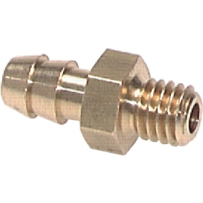 M5 Buitendraad x 4mm Messing Slangpilaar 16 Bar [5 Stuks]