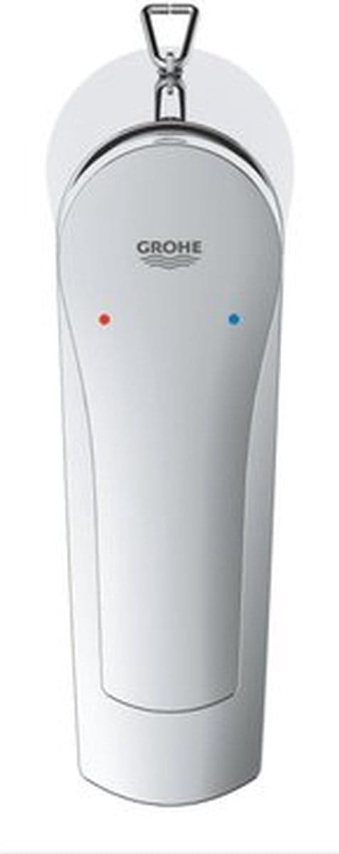 GROHE Eurosmart waterbesparende wastafelkraan s-size met ketting chroom