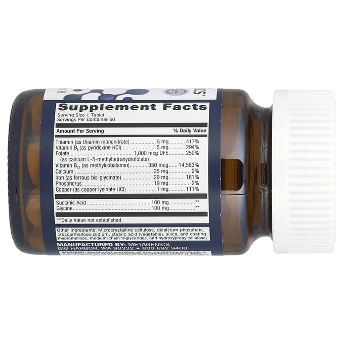 Metagenics, Hemagnics®, 60 tabletten