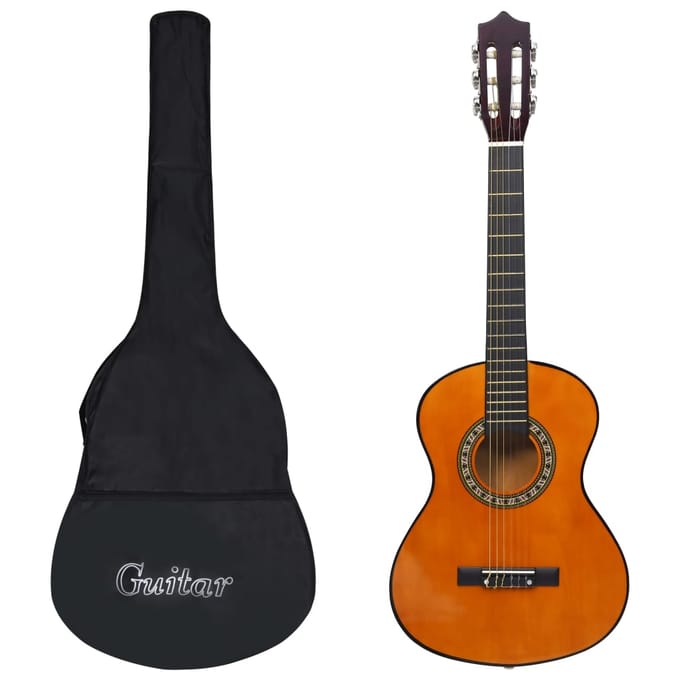 vidaXL - Gitaar - klassiek - beginner - kinderen - met - tas - 1/2 - 34
