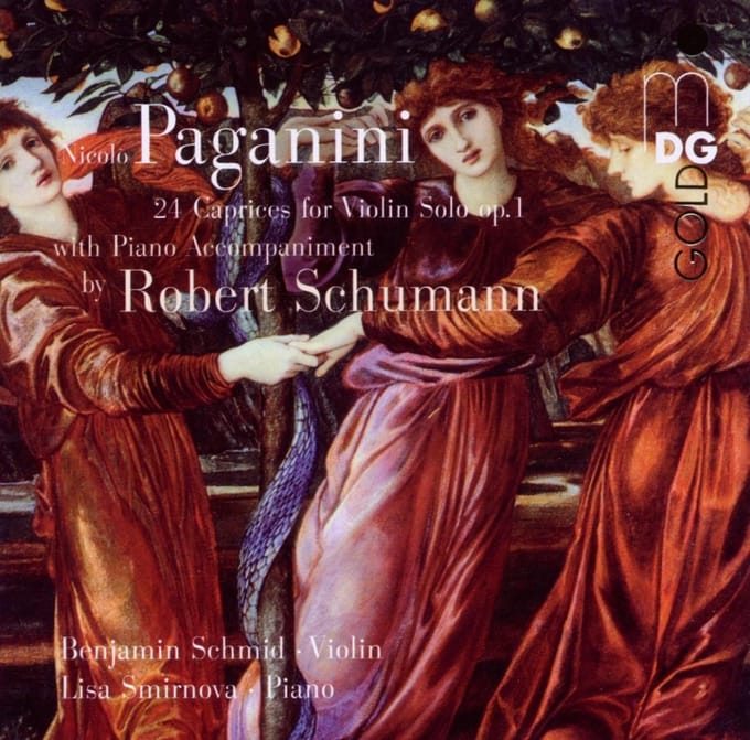 Benjamin Schmid & Lisa Smirnova - Paganini: 24 Caprices For Violin Solo Op.1 (With Piano Accompaninment By Robert Schumann) (CD)