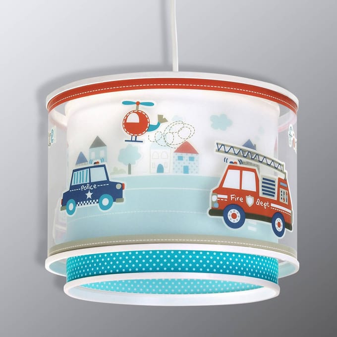 Dalber hanglamp POLICE, veelkleurig