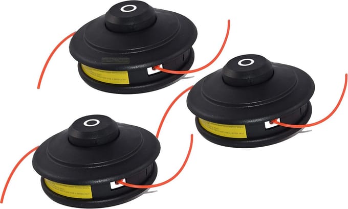 Trimmer Spoelen Set - Grasmaaier Onderdelen - Onkruid Maaien - Dubbele Draadkop - 115mm Diameter