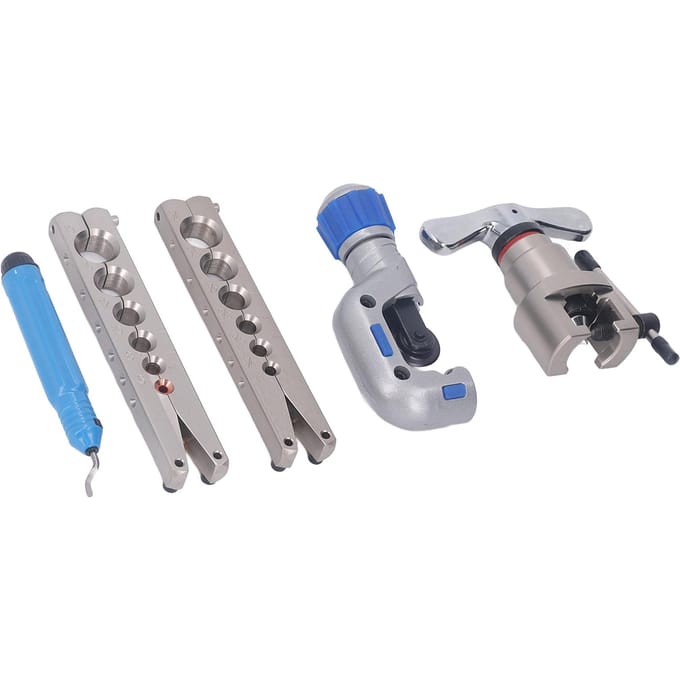 Flaregereedschapskit Set Excentrische Pijpuitzetter Zware Flaregereedschapset 45 Graden Kegel gray