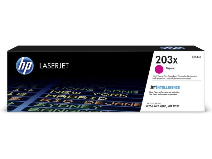 Tonercartridge hp cf543x 203x rood