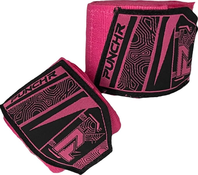PunchR™ Boks- Handbandages 400 cm Neon Roze