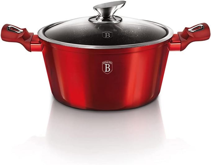 Gietaluminium Kookpan met 3-laags Anti-aanbaklaag 24 cm