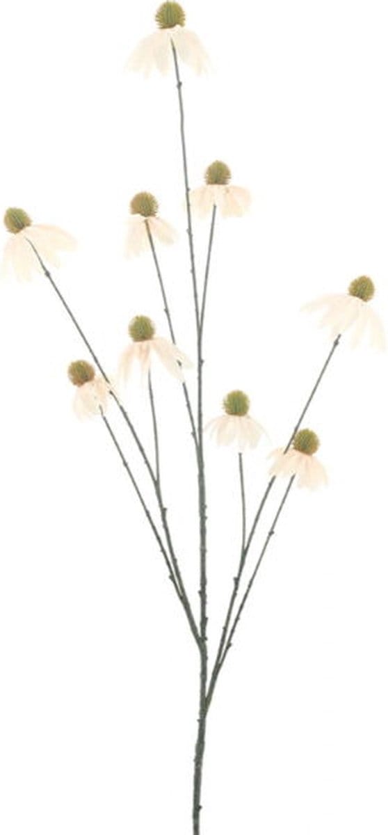 Kunstbloem echinacae cream, 123 cm Hortus