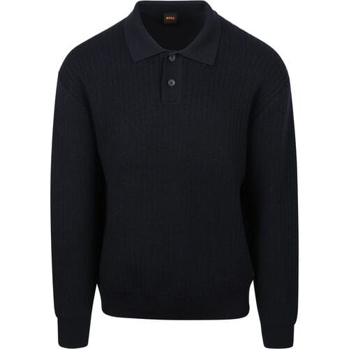 Sweaters BOSS Longsleeve Poloshirt Kotor Navy