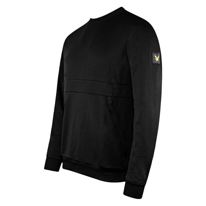 Lyle & Scott Pocket Heren Zwarte Trui