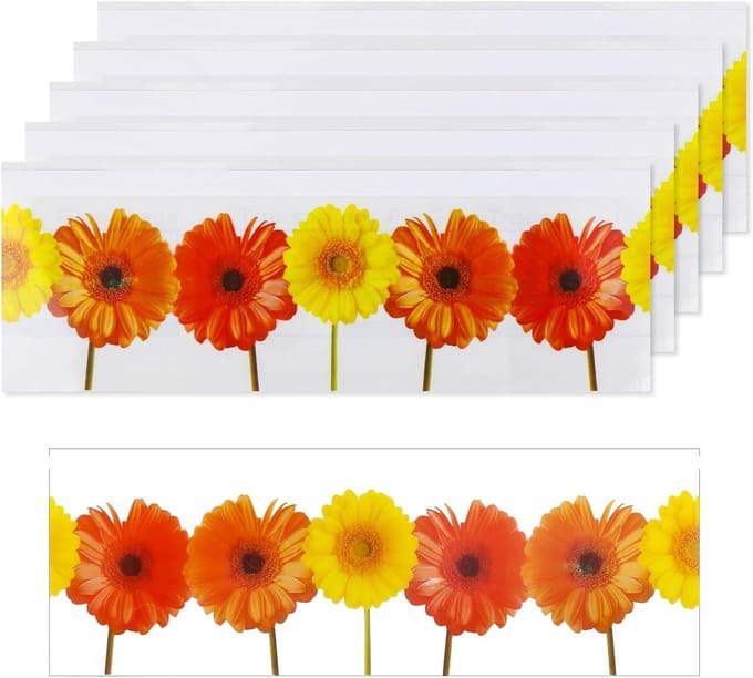 Vliegenvallen bloemendesign voor binnen, herbruikbaar en waterdicht