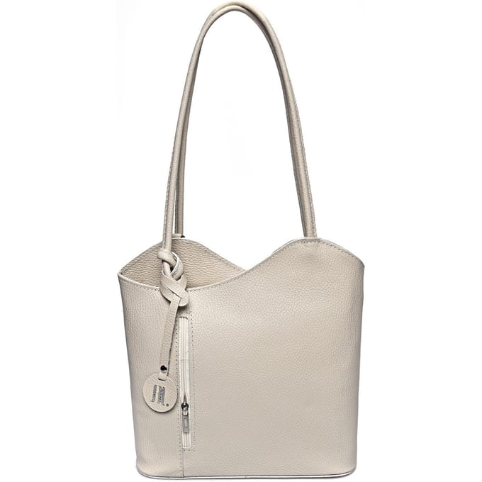 Anna Luchini Beige Rundleer Tas