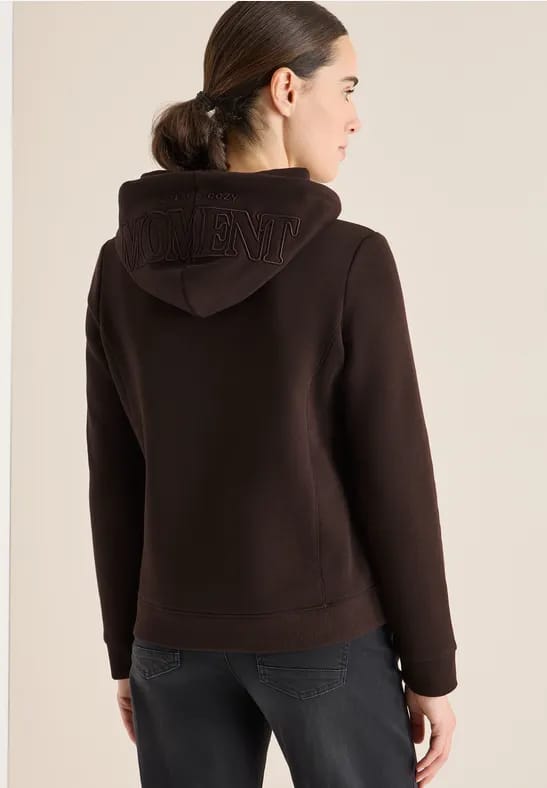 Hoodie met borduursel