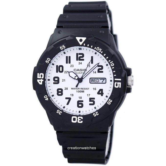 Casio Quartz Analog MRW-200H-7BV MRW200H-7BV Heren horloge wit