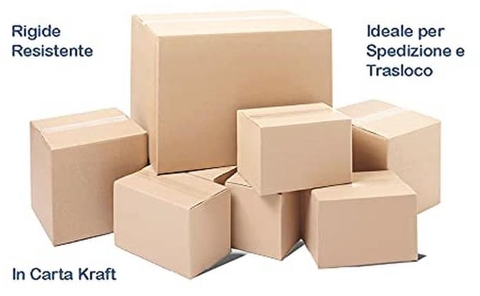 Dubbelgolvende verhuisdozen 50x35x30cm - Licht en robuust, 5 stuks