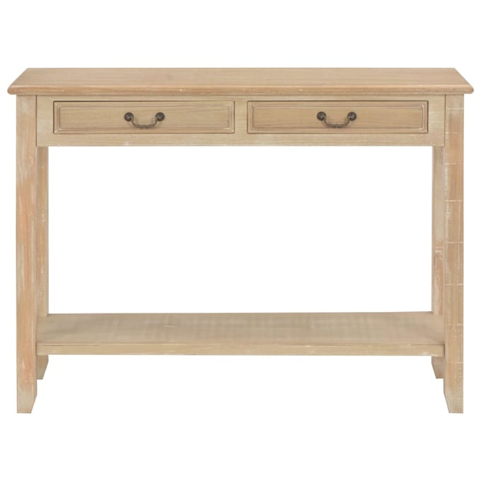 vidaXL - Wandtafel - 110x35x80 - cm - hout