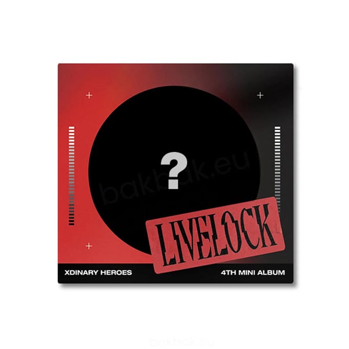 Album Xdinary Heroes - [Livelock] 4e Mini DIGIPACK Red