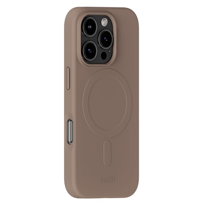 Holdit Soft MagSafe Case voor de Apple iPhone 16 Pro - Mocha Brown
