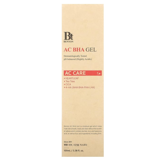 Benton, AC BHA Gel, 3,38 fl oz (100 ml) white