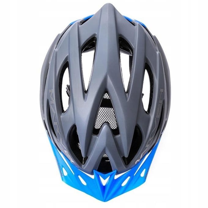 Meteor - Fietshelm - Marven L 58-61 cm - grijs/blauw