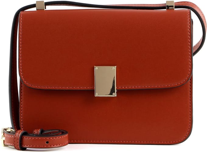 SEIDENFELT MANUFAKTUR Schoudertas Avondtas Vanda Burned Cognac Bruine Rood