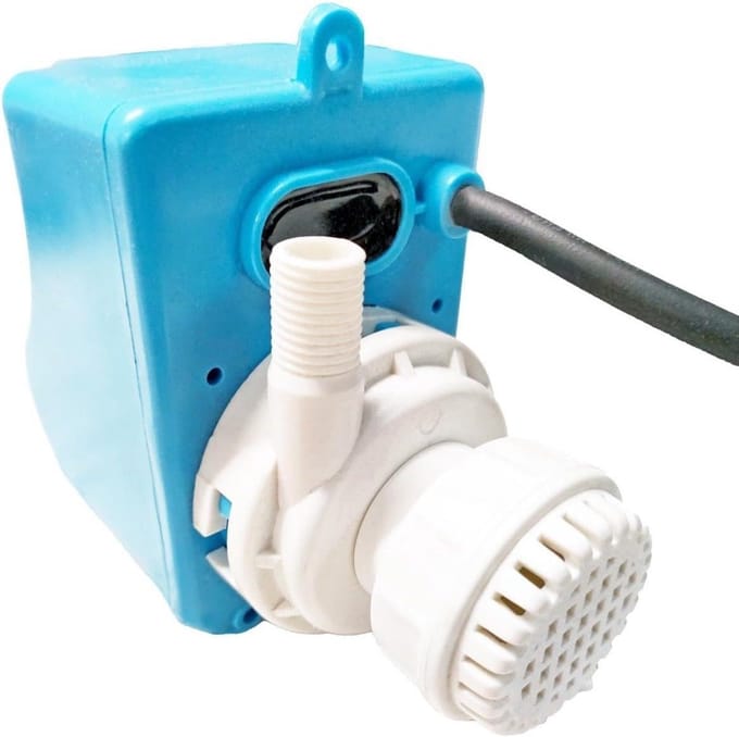 Waterpomp - Dompelpomp - Natsnijden Steen - IPX8 Waterdicht - 700 L/U - Grijs