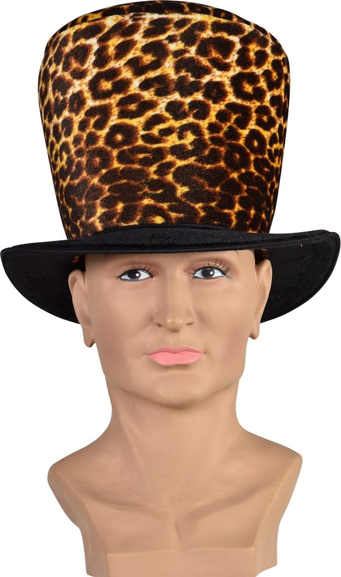 Hoge Hoed Leopard panter print