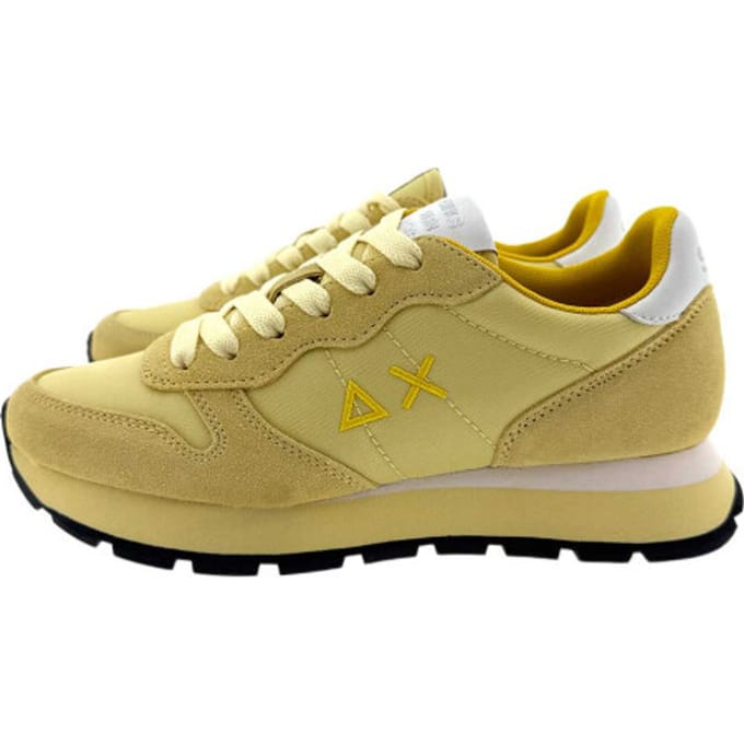 Sun 68 Ally Solid Nylon Sneakers - Dames - Geel - Maat:41