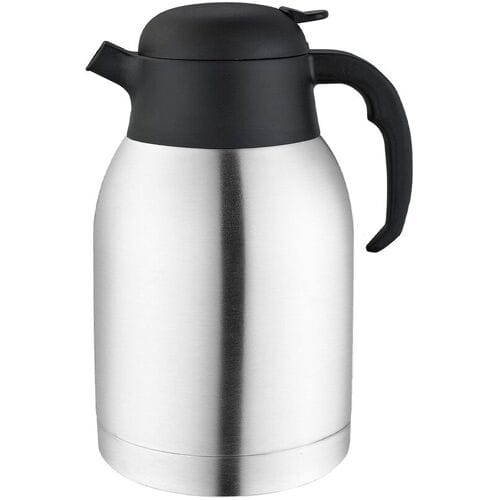 GGM Gastro (6 Stück) Isolierkanne - CLASSIC - 2 Liter - Einhandautomatik