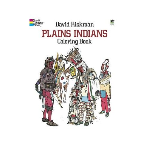 Plains Indians Colouring Book - David Rickman