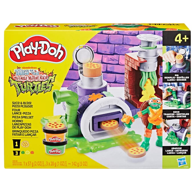 Play-Doh Teenage Mutant Ninja Turtles slice and blast pizza playset