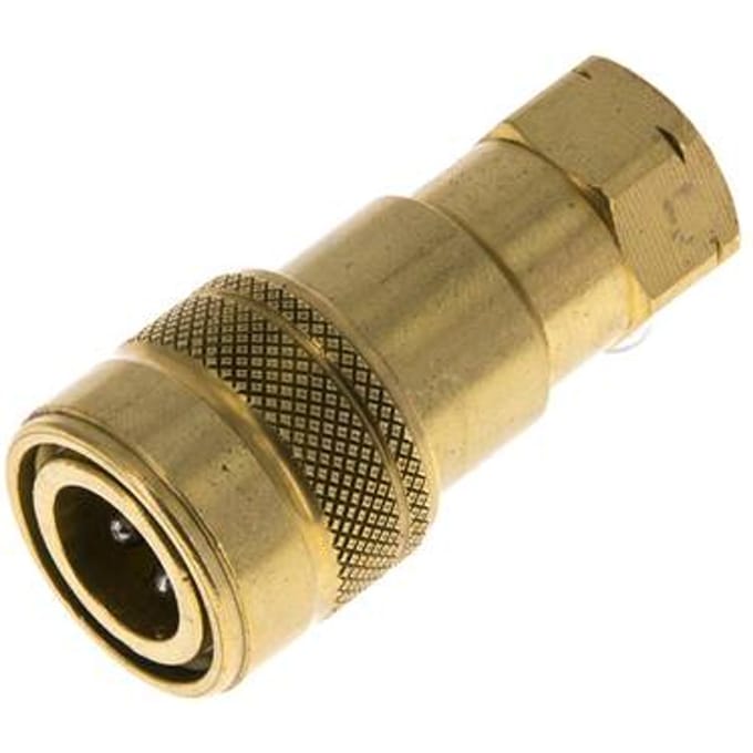 Messing DN 5 Hydraulische Koppeling Snelkoppeling 1/8 inch NPT binnendraad ISO 7241-1 B D 10.9mm